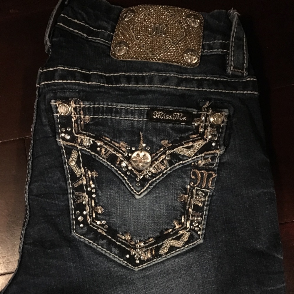 Miss Me Skinny Dark Size 27